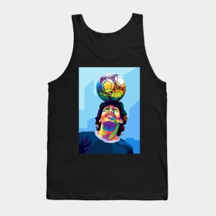 maradona wpap pop art Tank Top